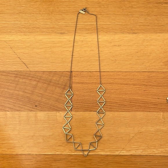 Jewelry Gold Accent Necklace With Triangle Detailing Poshmark
